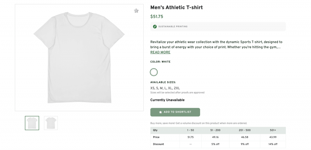 Men's Athletic T-shirt