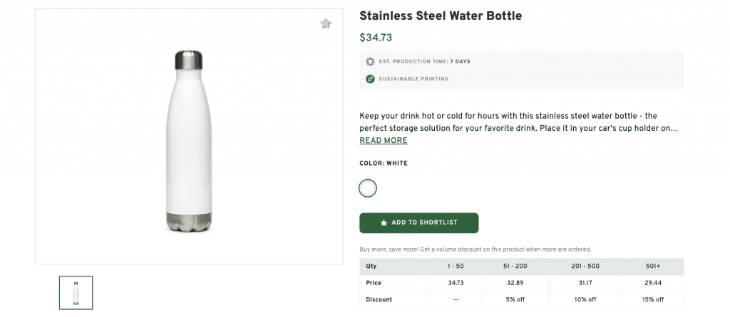  Stainless Steel Water Bottle