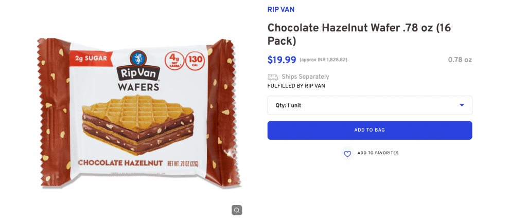 Chocolate Hazelnut Wafer