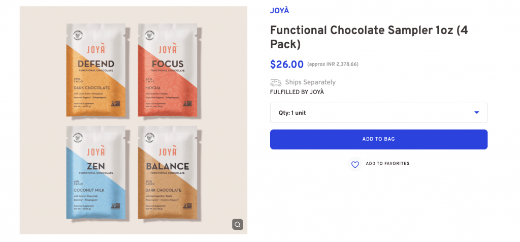 Functional Chocolate Sampler