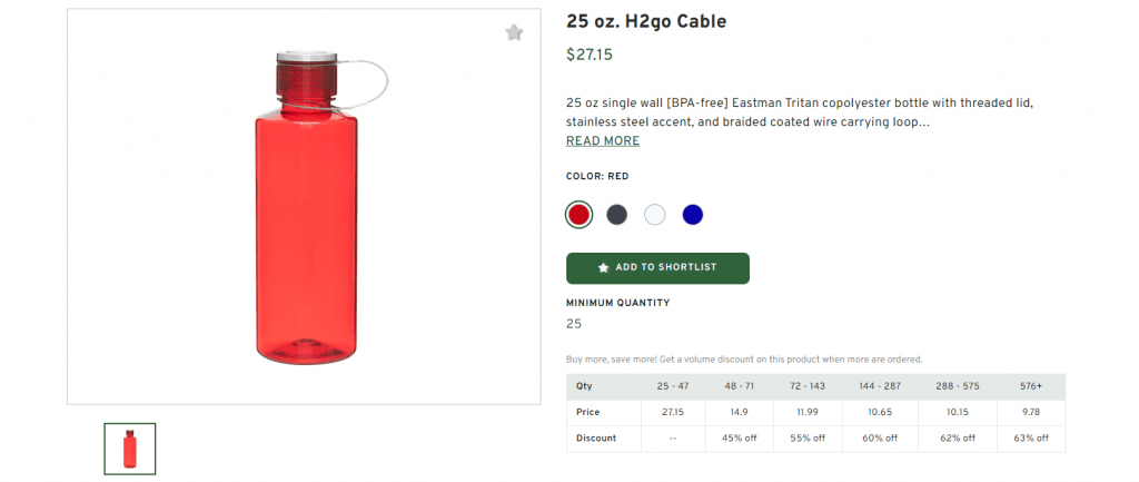 H2go Cable Bottle