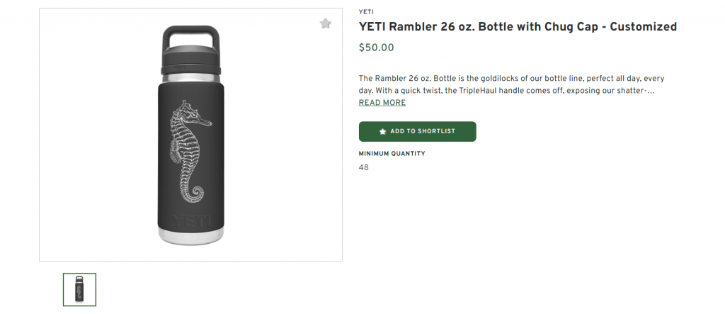 YETI Rambler Bottle with Chug Cap