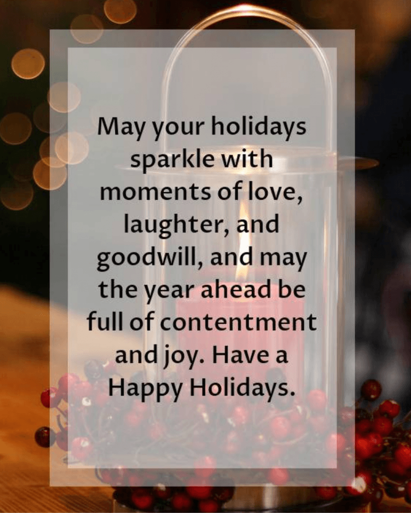 holiday messages to employees