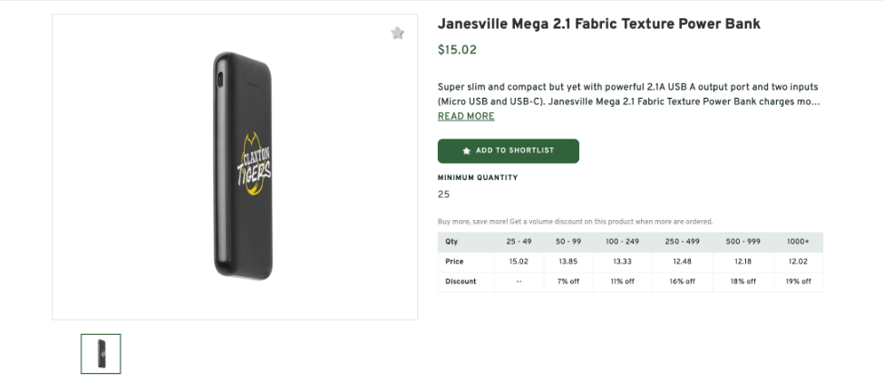 Fabric Texture Power Bank