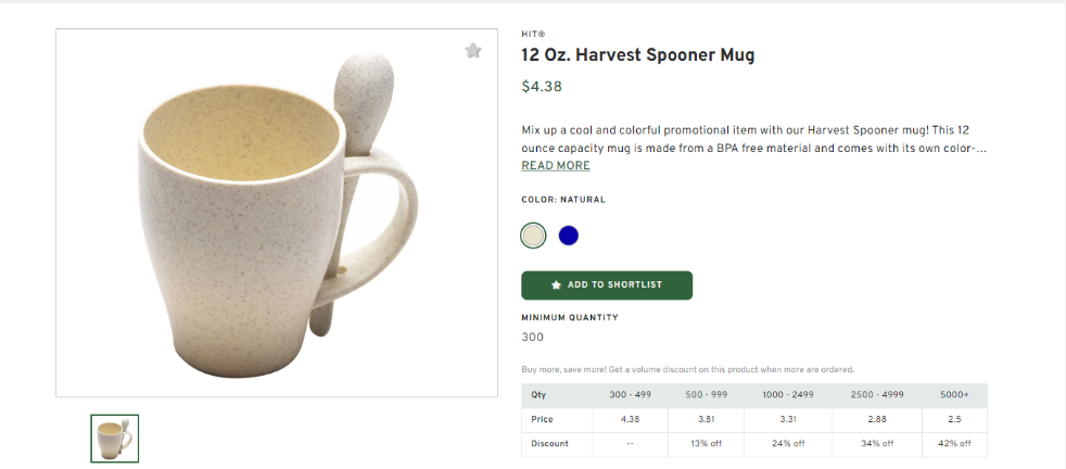 Harvest Spooner Mug 12oz