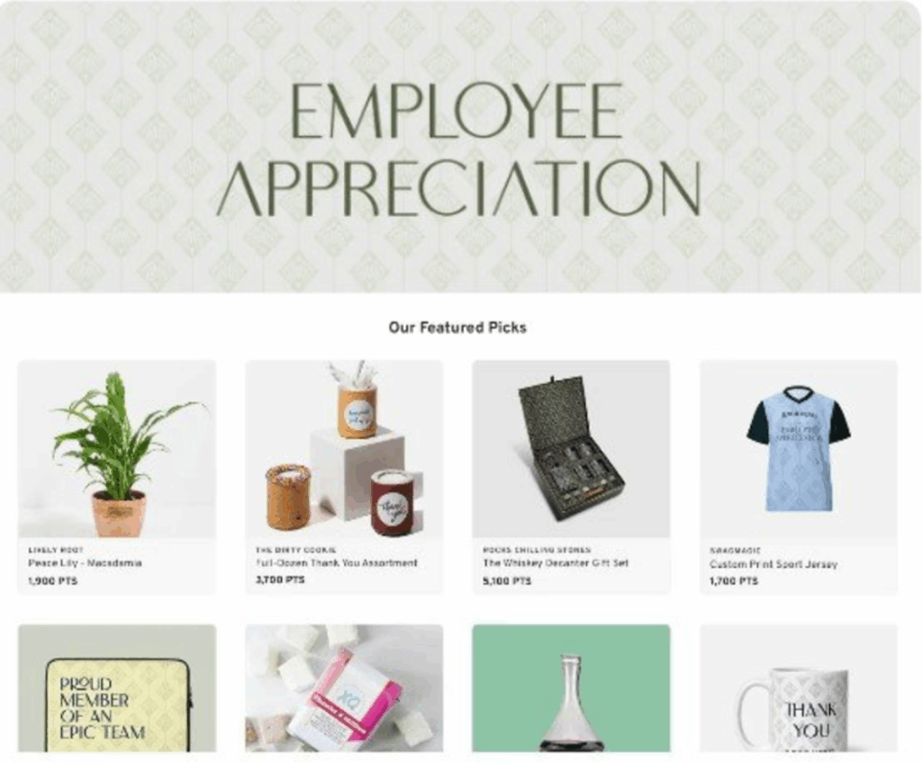 Employee Appreciation Swag Store