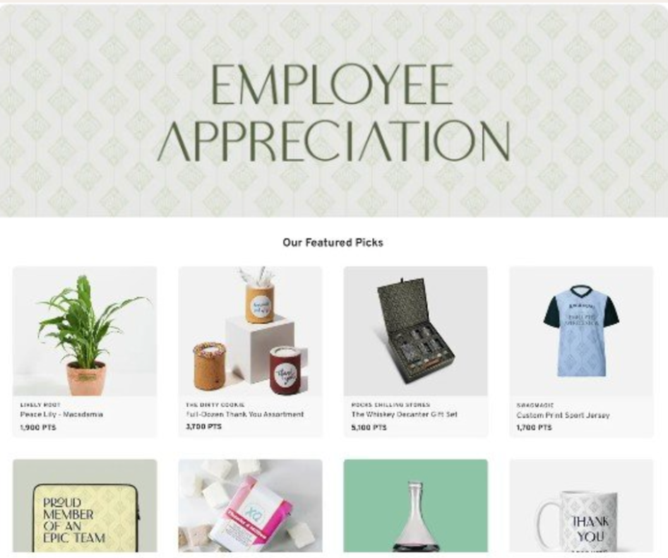 Employee Appreciation Swag Store