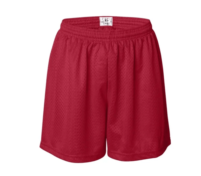 Badger Women's Pro Mesh 5 Shorts with Solid Liner