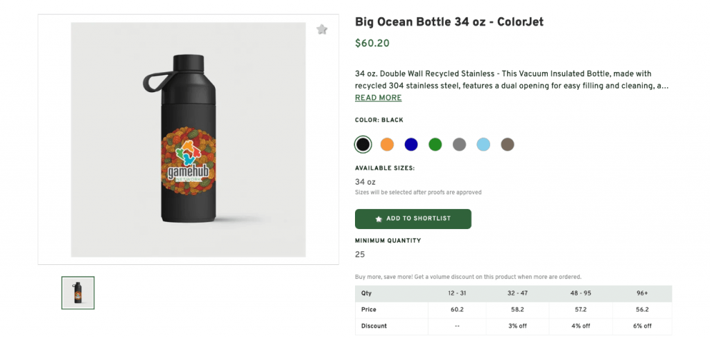 Big Ocean Bottle