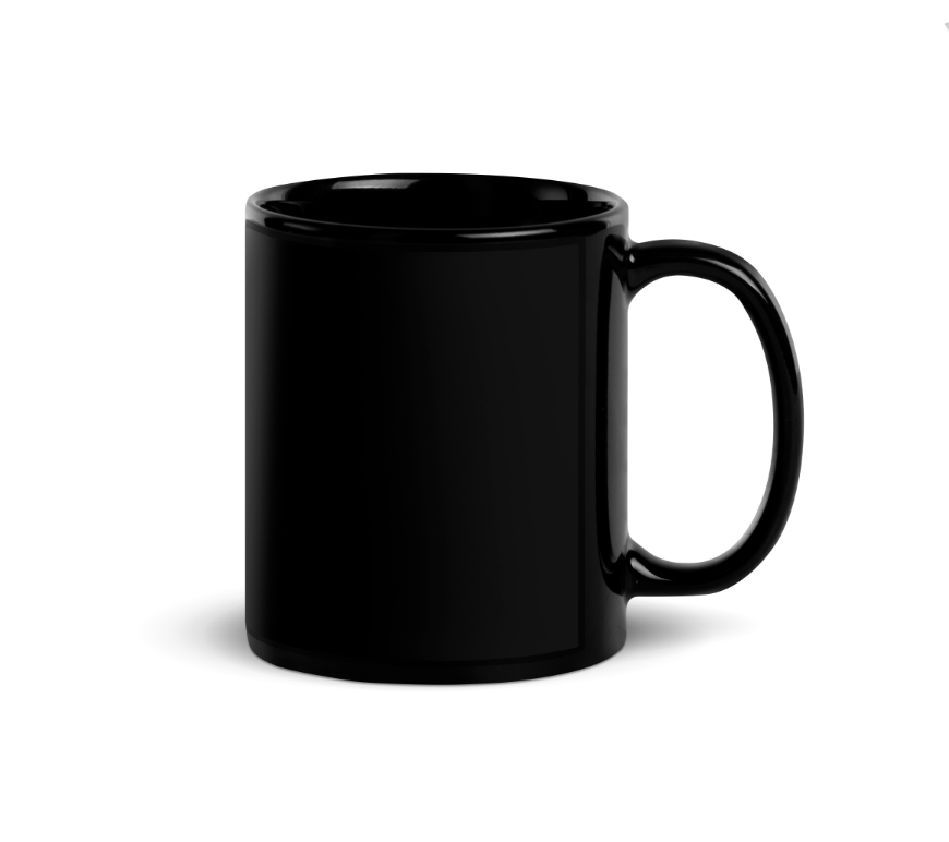 Black Glossy Mug 11oz