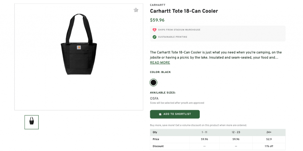 Carhartt Tote 18-Can Cooler