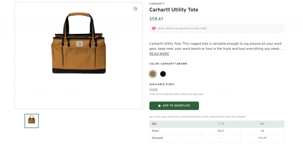 Carhartt Utility Tote Bag