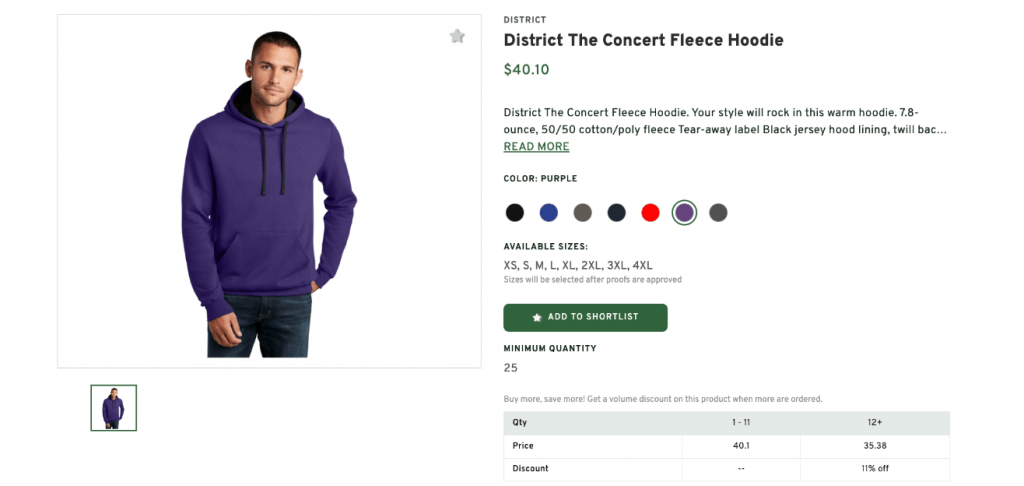 District Fleece Hoodie