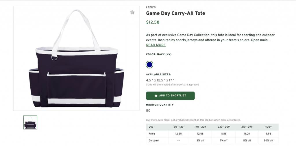 Game Day Carry-All Tote