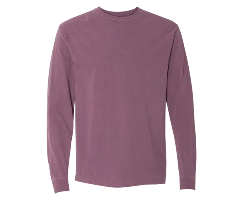 Garment-Dyed Heavyweight Long Sleeve T-Shirt