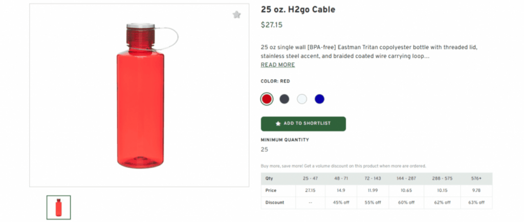 H2go Cable Bottle