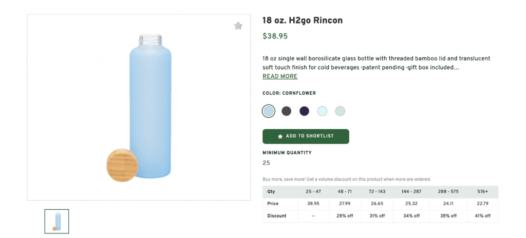 H2go Rincon Water Bottle