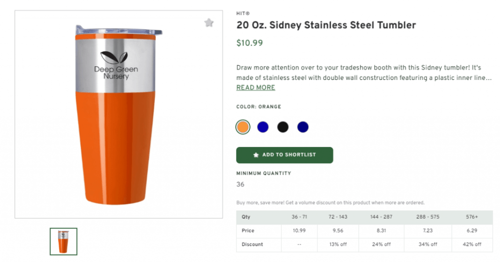 HIT Sidney Stainless Steel Tumbler