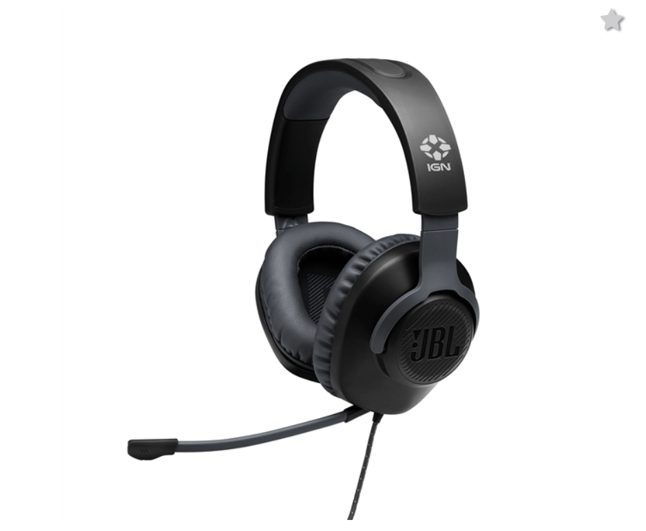 JBL Quantum 100 Wired Over-Ear Gaming Headset