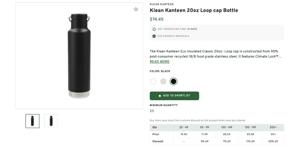 Klean Kanteen Loop Cap Bottle