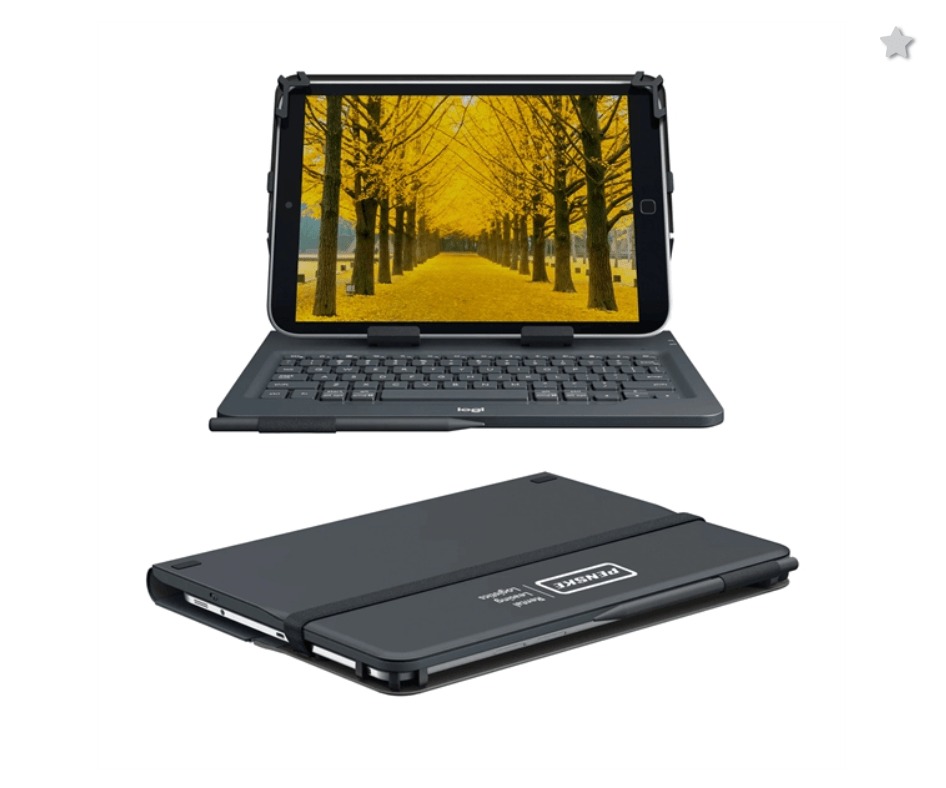 Logitech Universal Folio Tablet Case And Keyboard