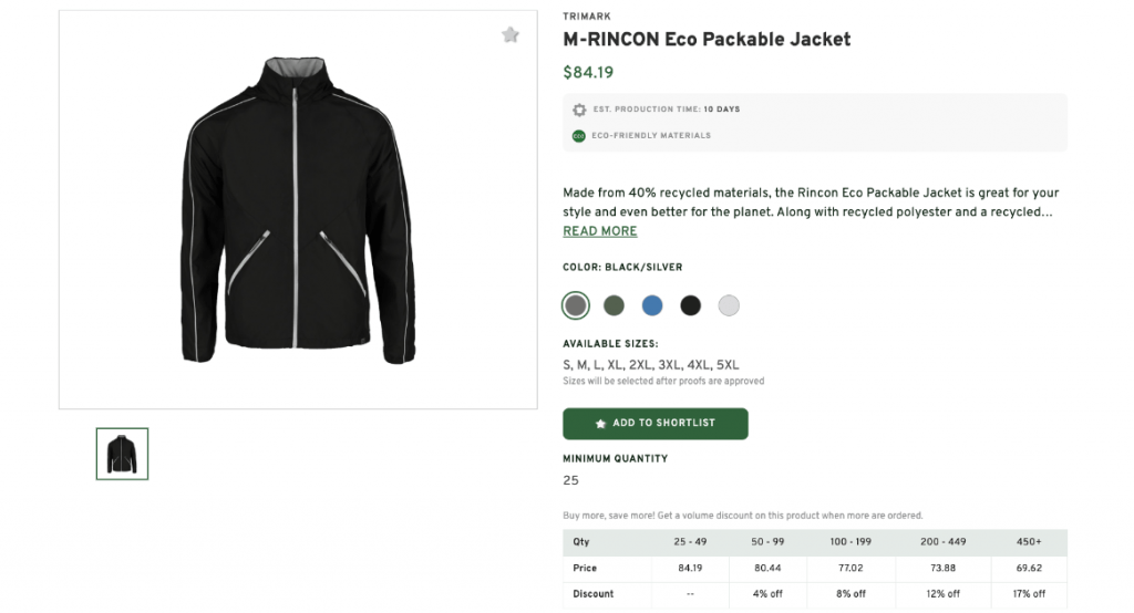 M-Rincon Eco Packable Jacket