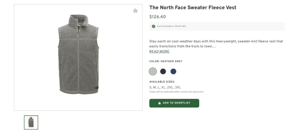 North Face Sweater Fleece Vest