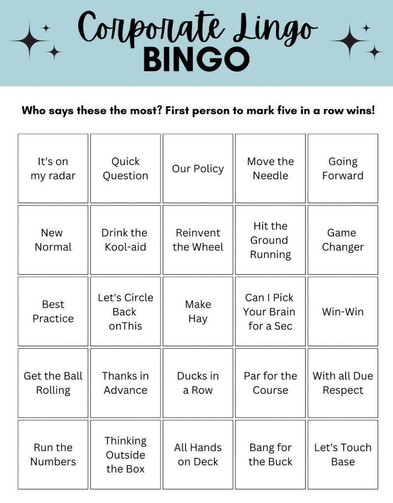 Office Bingo