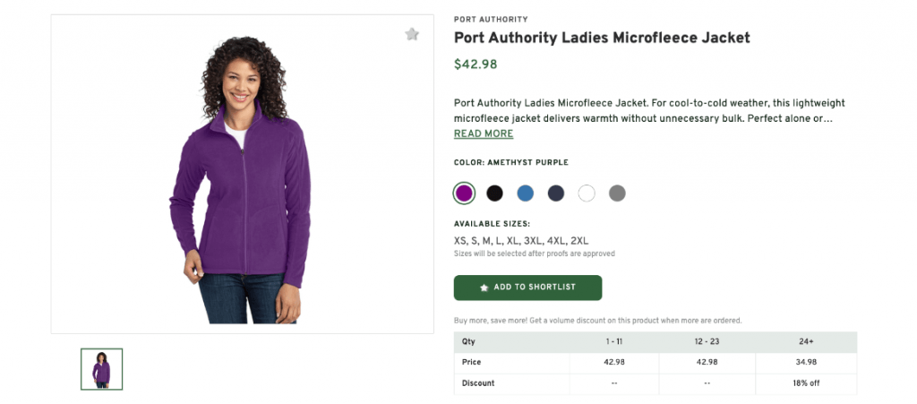 Port Authority Ladies Microfleece Jacket