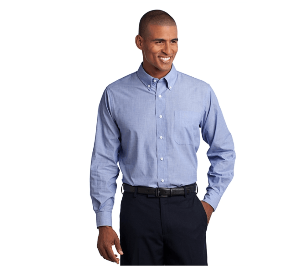 Port Authority Tall Crosshatch Easy Care Shirt