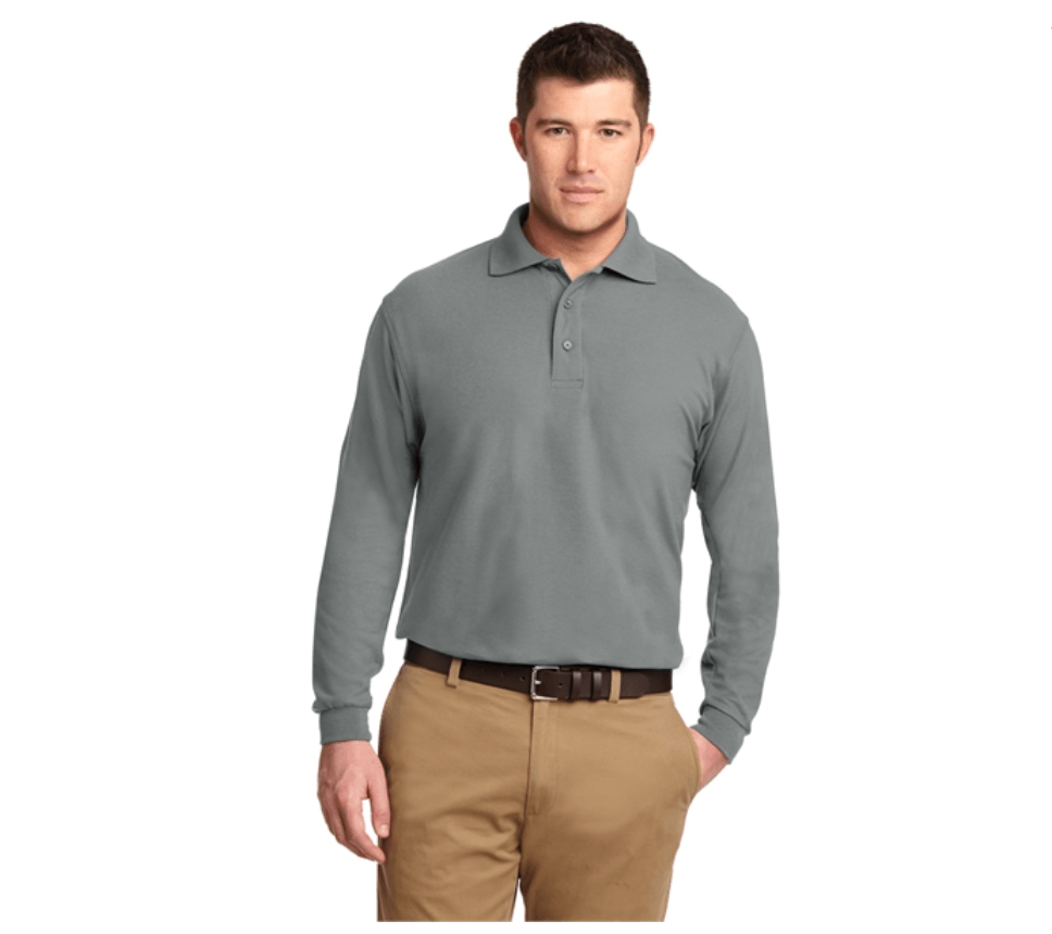 Port Authority Tall Silk Touch Long Sleeve Polo