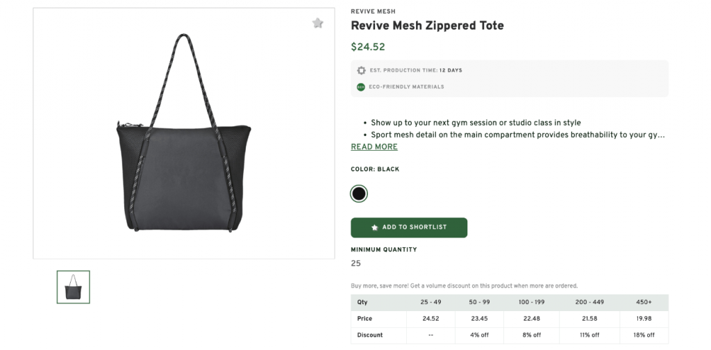 Revive Mesh Zippered Tote