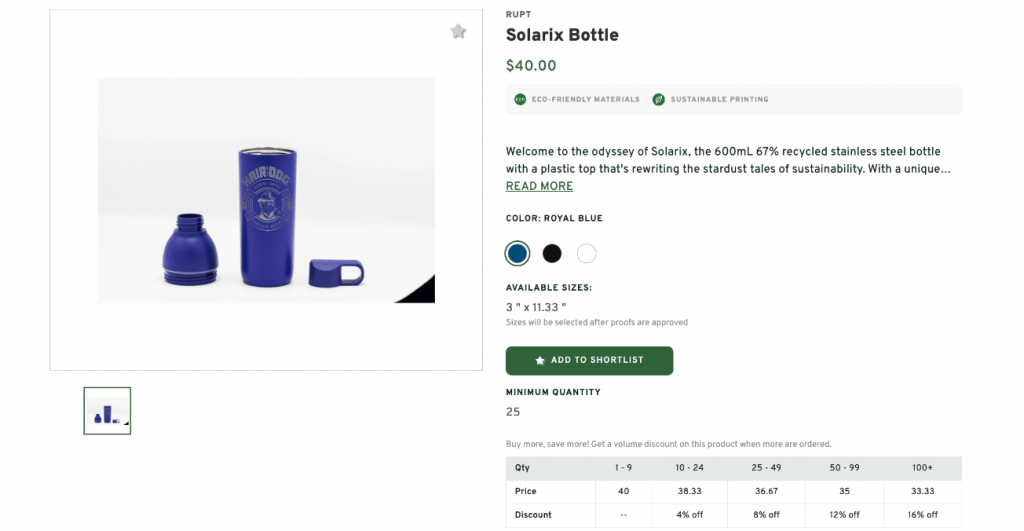 Solarix Bottle