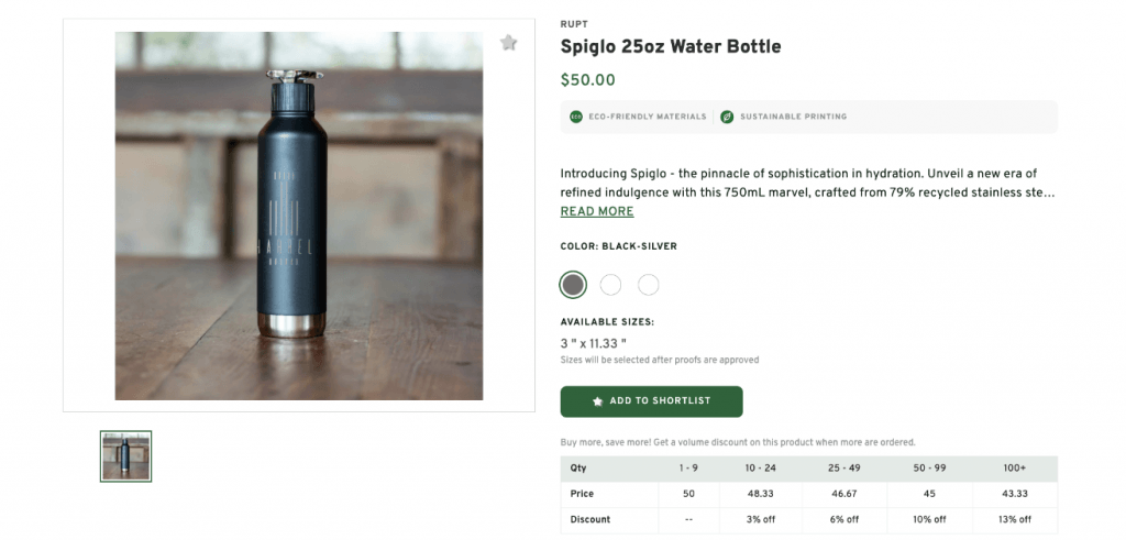 Spiglo Water Bottle