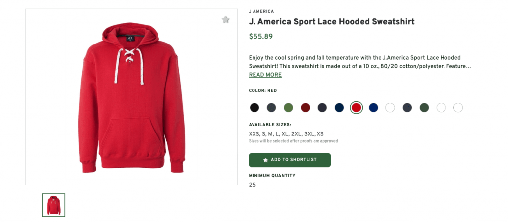 Sport Lace Hooded Sweatshirt