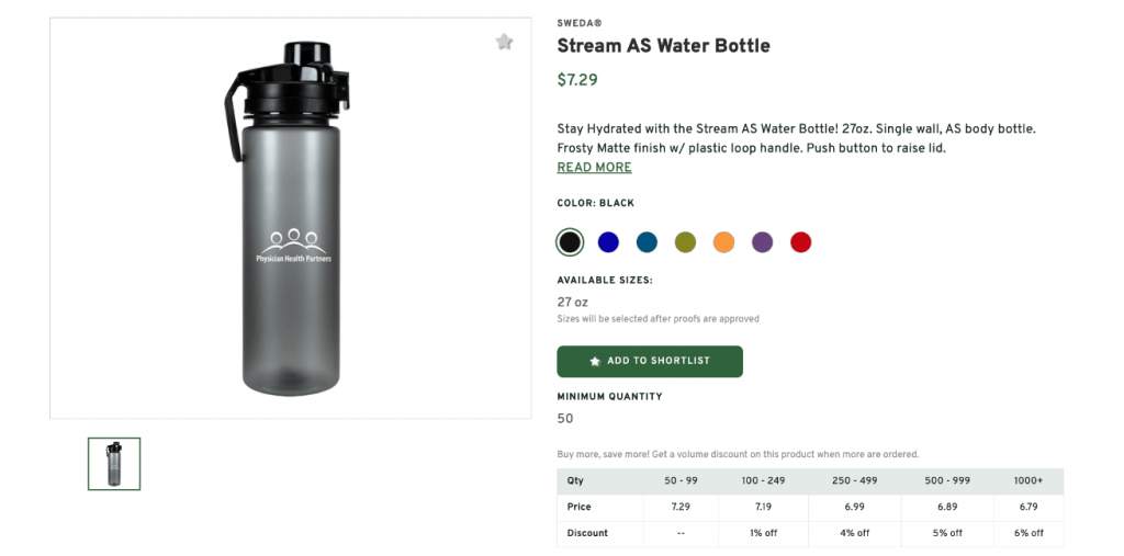 Stream As Water Bottle