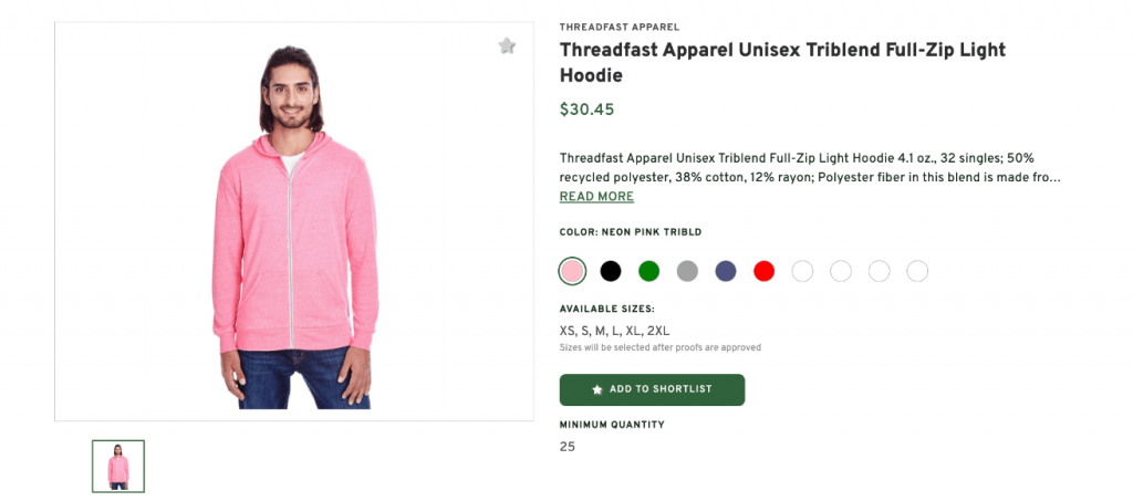 Threadfast Apparel Full-Zip Hoodie