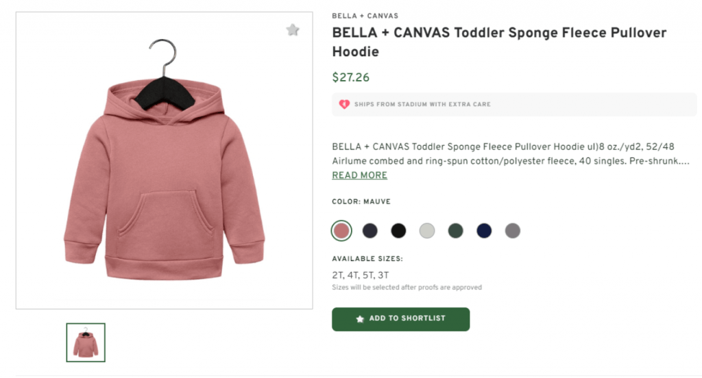 Toddler Pullover Hoodie