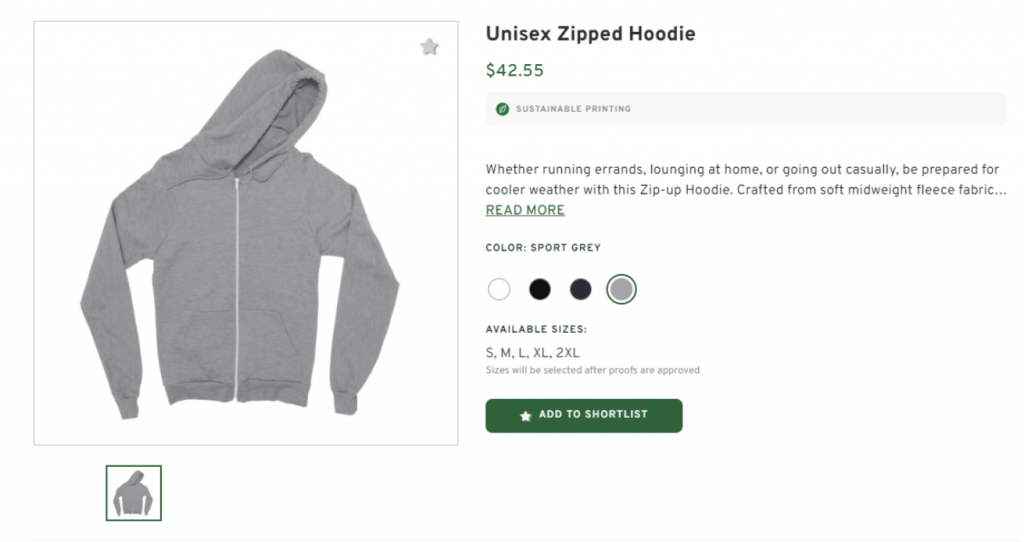 Unisex Zipped Hoodie