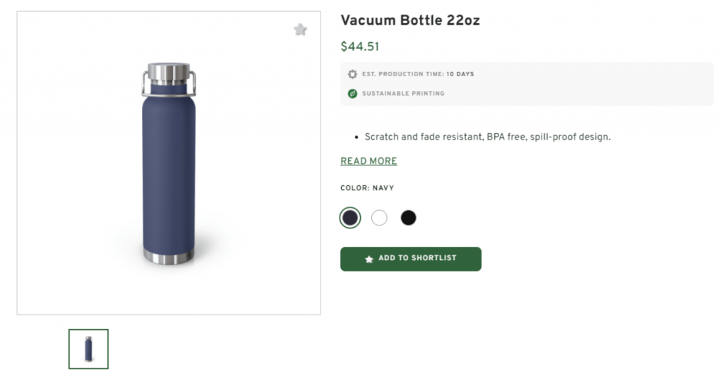 Vacuum Water Bottle