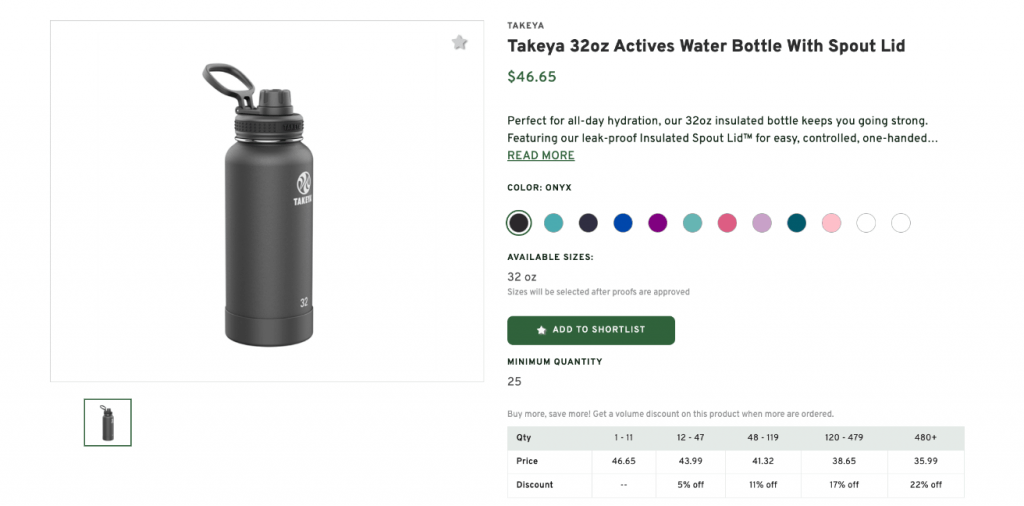 Water Bottle With Spout Lid