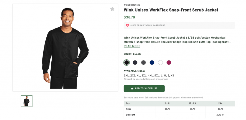 Wink Unisex WorkFlex Jacket