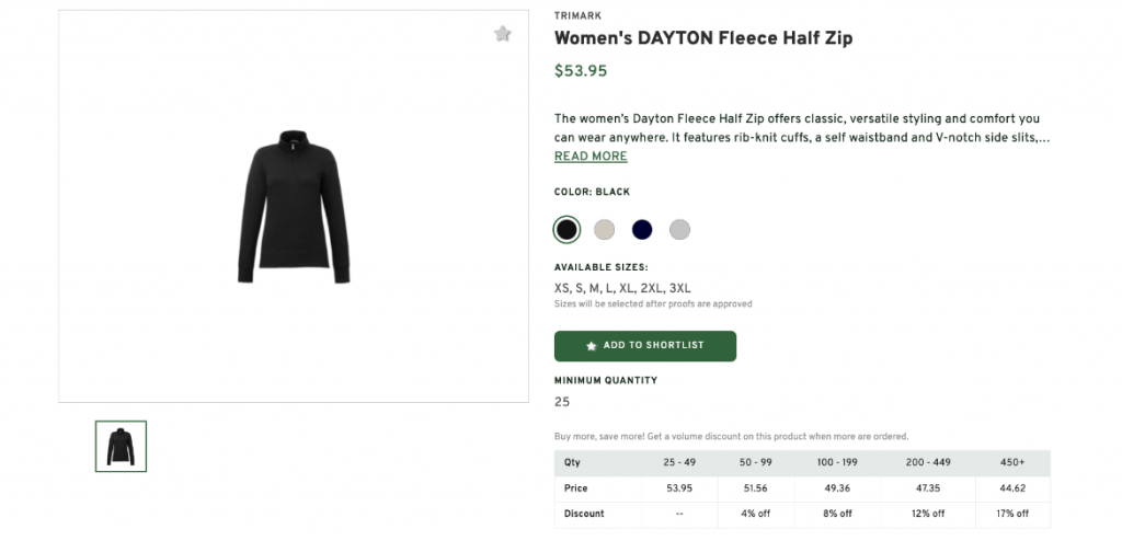 Women’s Fleece Half Zip