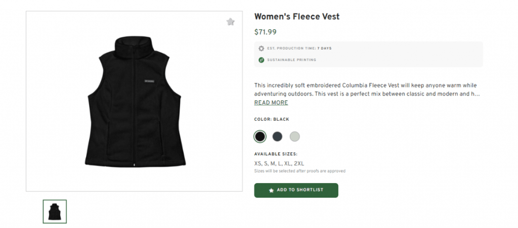 Women’s Fleece Vest