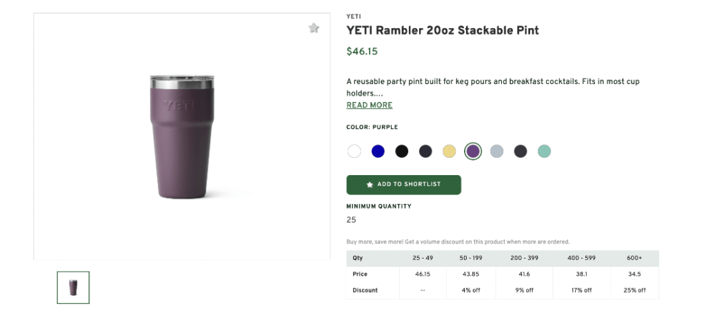 YETI Rambler Stackable Pint