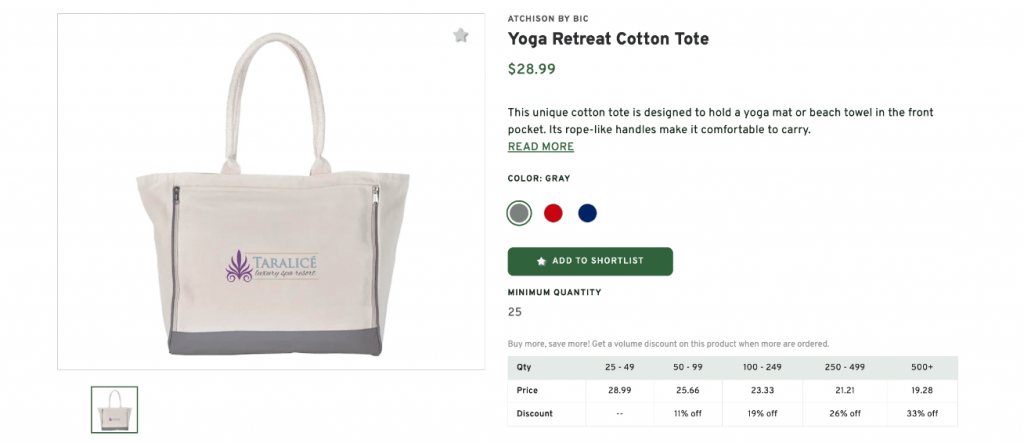 Yoga Retreat Cotton Tote