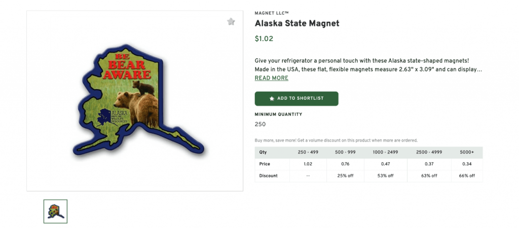 Alaska State Magnet