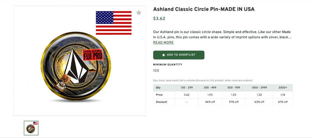 Ashland Classic Circle Pin