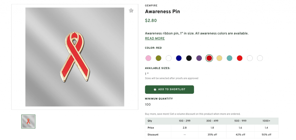 Awareness Pin