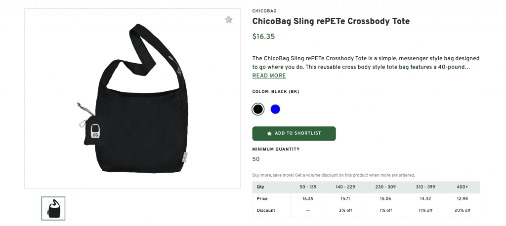 ChicoBag Sling rePETe Crossbody Tote
